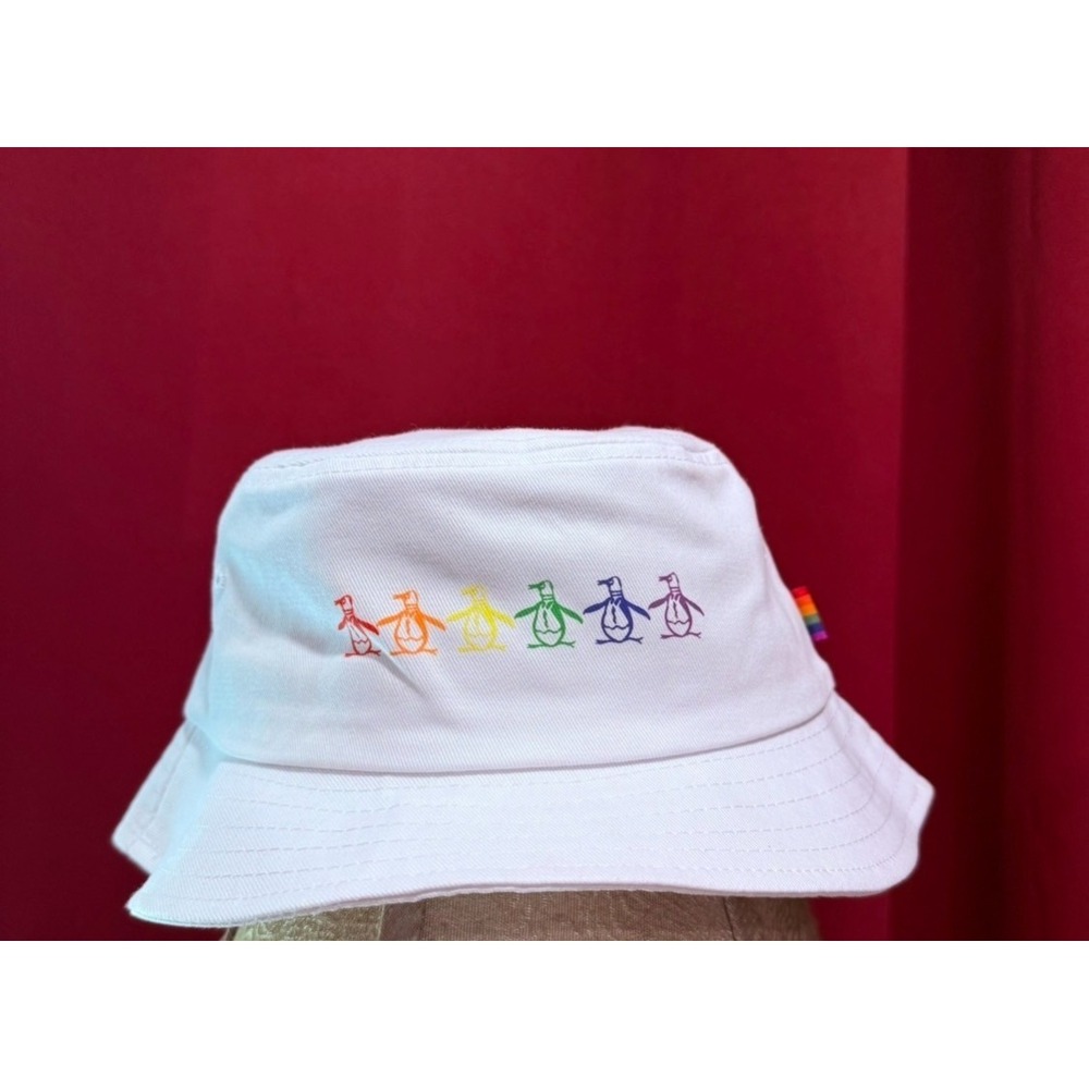 Original Penguin Rainbow Pride Bucket Hat NEW with tags MSRP $48 - Picture 2 of 4
